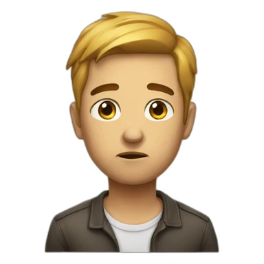 uninterested sticker