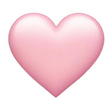 soft pink heart sticker