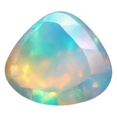 opal gemstone sticker