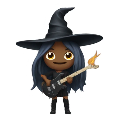 witch heavy metal sticker