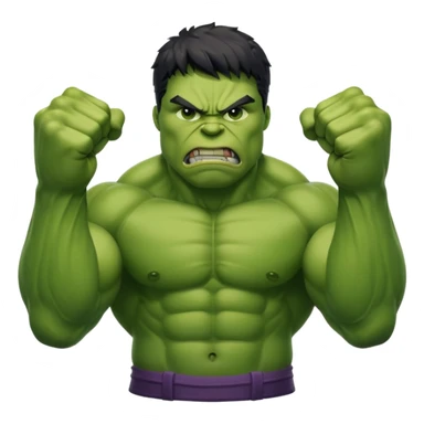 Strong Hulk emoji sticker