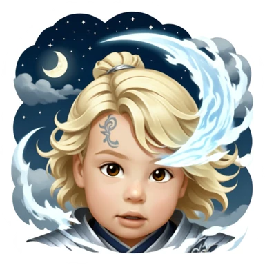 Moonlit Samurai sticker