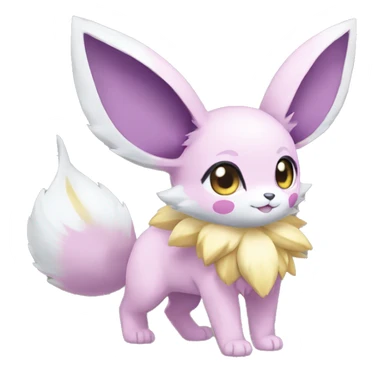 Kawaii Eeveelution-Cute-Pokémon-fusion full body sticker