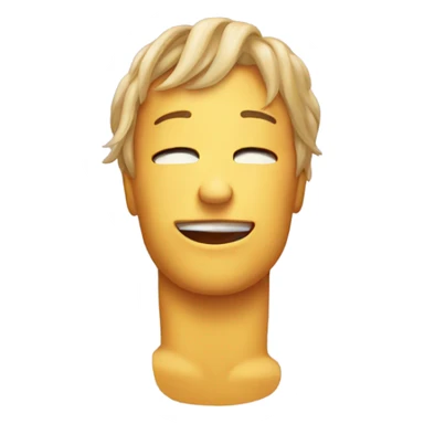 emoji hands on emoji face neck sticker