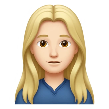 I capelli devono essere lunghi sticker