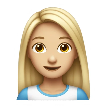 Here’s the translation:

"Draw a pretty girl with long hair, fair skin, no glasses, and a smiling face." sticker