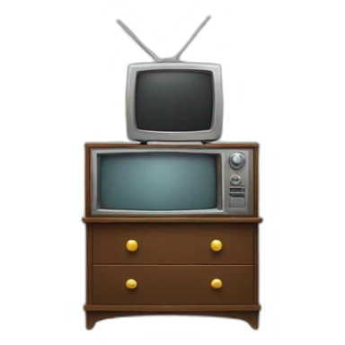 modern flat TV sticker