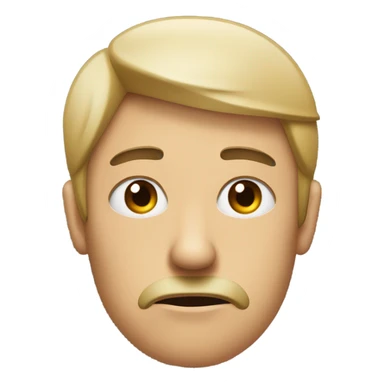 Uncertain face questioning another person sticker