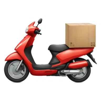 Delivery motorbike  sticker