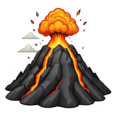 volcano sticker