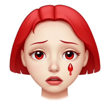 "Face Holding Back Tears sticker