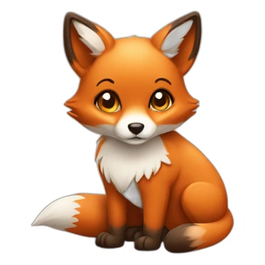 sweetie fox sticker