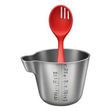 a measure with a red kiss mark on it sticker