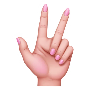 pink middle finger sticker