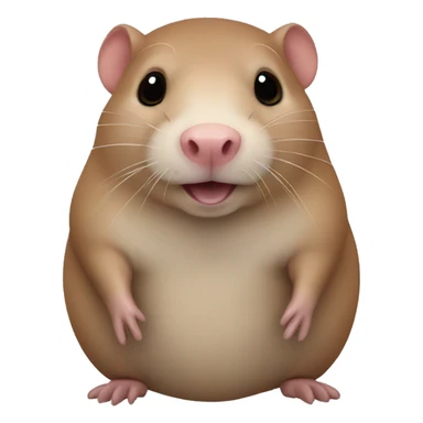 Mole rat sticker