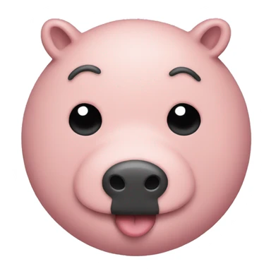 smiley with fat hog sticker