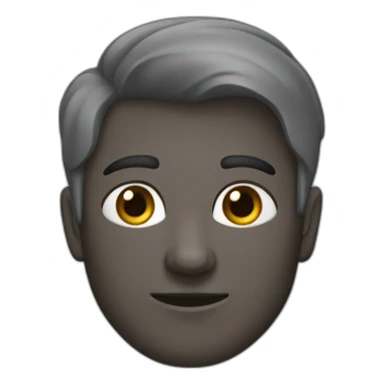 Chat gris foncé efreyée sticker