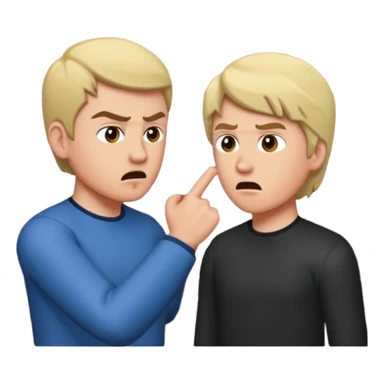 Someone arguing at a brick wall sticker