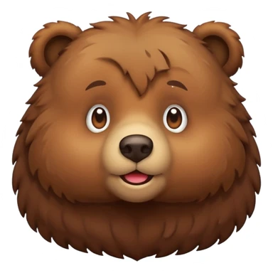 create normal bear emoji sticker