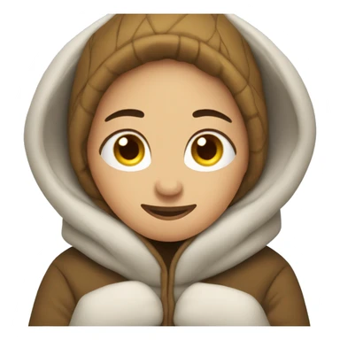 Winter cocooning sticker