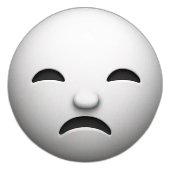 emoji noir et blanc du systeme solaire sticker