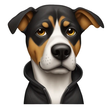 Gangster dog sticker