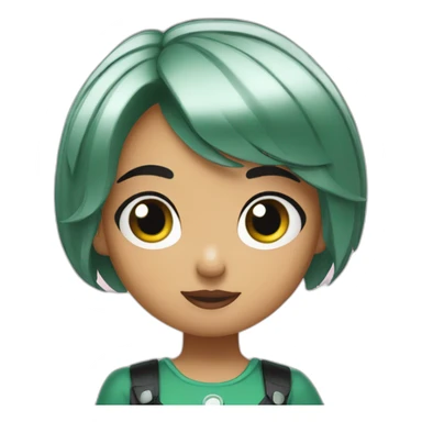 Powerpuff girl buttercup sticker