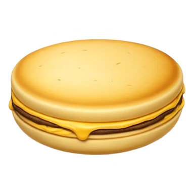 Colombian Arepa Cinematic Realistic Colombian Arepa Dish Emoji, depicted as a single, golden arepa with a crisp exterior and soft interior, rendered with lifelike textures and warm, inviting lighting. sticker