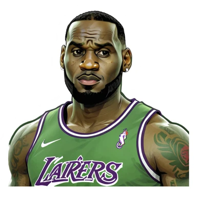 lebron sticker