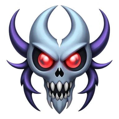 Gothic evil Duskull-Darkrai-Lunala-Dhelmise-fusion sticker