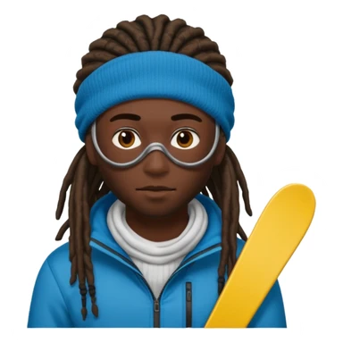 darkskin guy with dreads and a ski mask sticker