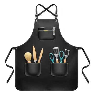 Hairdresser apron sticker