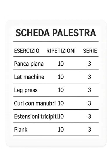 Scheda da palestra su sfondo isolato senza sfondo in italiano specifica sticker