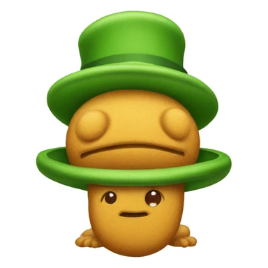 nuggets wearing a frog hat sticker