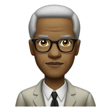 malcolm x sticker