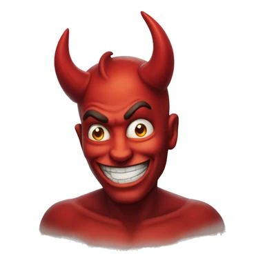 Hot with smiling devil  sticker