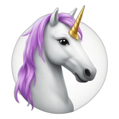 unicorn with banner saying I'm in sticker