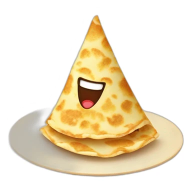 Crêpe bretonne qui danse le lindy sticker