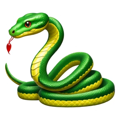 snake crawls sticker