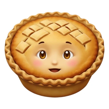 cute pie emoji small normal face sticker