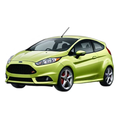 ford fiesta st sticker
