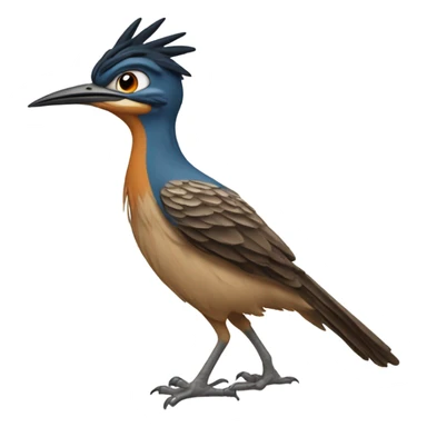 Roadrunner with heart sticker