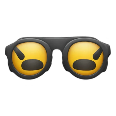 Calcetín con gafas sticker