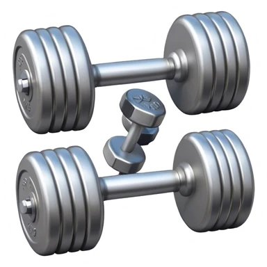 A pair of dumbbells

 sticker