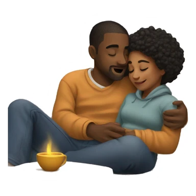 Cozy moment sticker