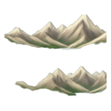mountains in summer sticker