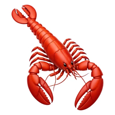 Lobster with tampon sticker