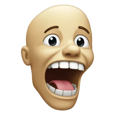 Jaw hanging to the floor in awe  sticker