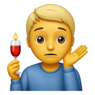 sad but celebrating sticker