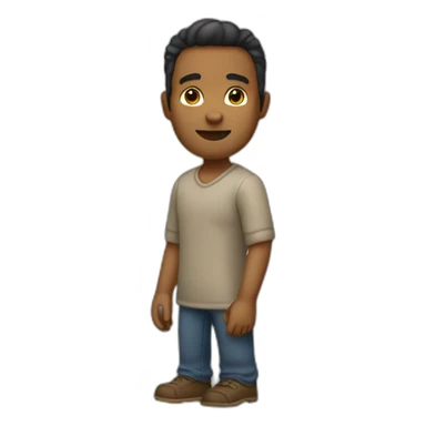 Homme avec seulement 3 doigts sticker